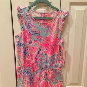 NWT Lilly Pulitzer Girls Large Mini Patsi Romper